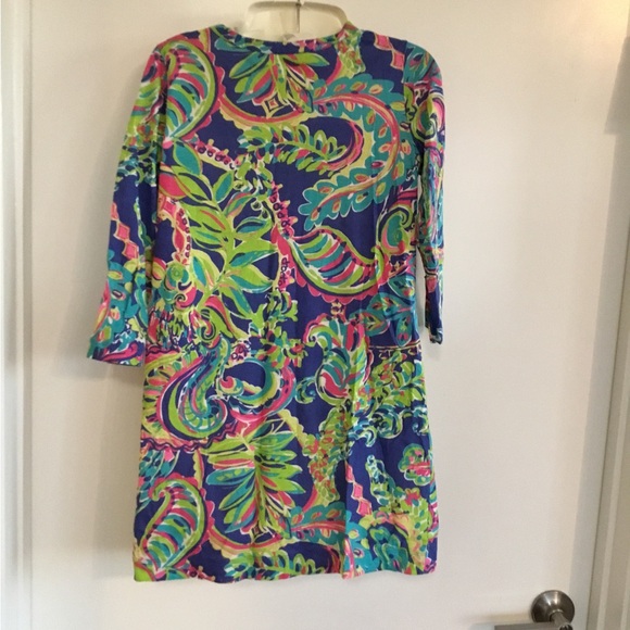 Lilly Pulitzer Blue and Green Mini Dress - Picture 5 of 9